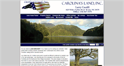 Desktop Screenshot of carolinasland.com